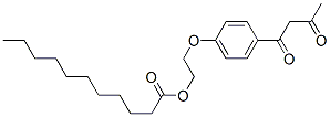 2-[4-(1,3-dioxobutyl)phenoxy]ethyl undecanoate CAS#: 93777-20-9