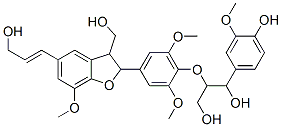 2-[4-[2,3-Dihydro-3-hydroxymethyl-5-(3-hydroxy-1-propenyl)-7-methoxybenzofuran-2-yl]-2,6-dimethoxyphenoxy]-1-(4-hydroxy-3-methoxyphenyl)-1,3-propanediol CAS#: 97399-80-9