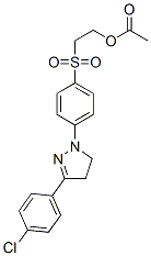 2-[[4-[3-(4-chlorophenyl)-4,5-dihydro-1H-pyrazol-1-yl]phenyl]sulphonyl]ethyl acetate CAS#: 93966-53-1
