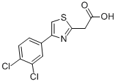 2-(4-(3,4-dichlorophenyl)thiazol-2-yl)acetic acid CAS#: 898390-41-5
