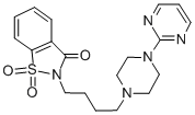 2-[4-[4-(2-PYRIMIDINYL)-1-PIPERAZINYL]BUTYL]-1,2-BENZISOTHIAZOL-3(2H)-ONE-1,1-DIOXIDE CAS#: 95847-70-4