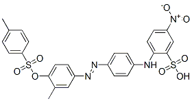 2-[4-[[4-[[(p-tolyl)sulphonyl]oxy]-m-tolyl]azo]anilino]-5-nitrobenzenesulphonic acid CAS#: 93892-25-2