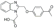 (2-[(4-ACETYLPHENOXY)METHYL]-1H-BENZIMIDAZOL-1-YL)ACETIC ACID CAS#: 891449-08-4
