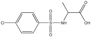 2-([(4-CHLOROPHENYL)SULFONYL]AMINO)PROPANOIC ACID CAS#: 90410-27-8