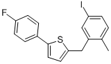 2-(4-Fluorophenyl)-5-[(5-iodo-2-methylphenyl)methyl]thiophene CAS#: 898566-17-1