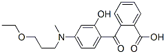 2-[4-[N-(3-Ethoxypropyl)-N-methylamino]-2-hydroxybenzoyl]benzoic acid CAS#: 93072-04-9
