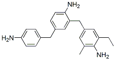 2-[(4-amino-3-ethyl-5-methylphenyl)methyl]-4-[(4-aminophenyl)methyl]aniline CAS#: 93778-05-3