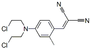 2-[[4-[bis(2-chloroethyl)amino]-2-methyl-phenyl]methylidene]propanedin itrile CAS#: 93537-06-5