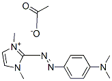2-[[4-(dimethylamino)phenyl]azo]-1,3-dimethyl-1H-imidazolium acetate CAS#: 93981-01-2
