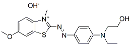 2-[[4-[ethyl(2-hydroxyethyl)amino]phenyl]azo]-6-methoxy-3-methylbenzothiazolium hydroxide CAS#: 93919-19-8