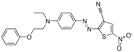 2-[[4-[ethyl(2-phenoxyethyl)amino]phenyl]azo]-5-nitro-3-Thiophenecarbonitrile CAS#: 93069-15-9
