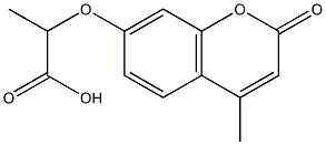 2-[(4-methyl-2-oxo-2H-chromen-7-yl)oxy]propanoic acid CAS#: 96078-23-8