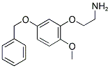 2-(5-BENZYLOXY-2-METHOXYPHENOXY)-ETHYLAMINE CAS#: 887353-08-4