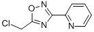 2-[5-(Chloromethyl)-1,2,4-oxadiazol-3-yl]pyridine CAS#: 90002-06-5