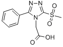 2-(5-METHANESULFONYL-3-PHENYL-[1,2,4]TRIAZOL-4-YL)-ACETIC ACID CAS#: 892874-30-5