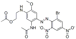 2-[[5-acetamido-4-[(2-bromo-4,6-dinitrophenyl)azo]-2-methoxyphenyl]amino]ethyl acetate CAS#: 93980-92-8