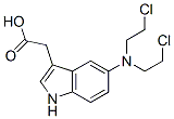 2-[5-[bis(2-chloroethyl)amino]-1H-indol-3-yl]acetic acid CAS#: 92298-15-2