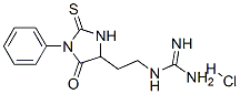 [2-(5-oxo-1-phenyl-2-thioxoimidazolidin-4-yl)ethyl]guanidine monohydrochloride CAS#: 94023-04-8