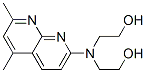2-[(5,7-dimethyl-1,8-naphthyridin-2-yl)-(2-hydroxyethyl)amino]ethanol CAS#: 91860-11-6