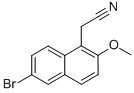 2-(6-BROMO-2-METHOXY-1-NAPHTHYL)ACETONITRILE CAS#: 92643-17-9