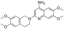 2-(6,7-dimethoxy-3,4-dihydro-1H-isoquinolin-2-yl)-6,7-dimethoxy-quinolin-4-amine CAS#: 90402-40-7