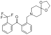 2-[8-(1,4-DIOXA-8-AZASPIRO[4.5]DECYL)METHYL]-2'-TRIFLUOROBENZOPHENONE CAS#: 898756-27-9