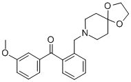 2-[8-(1,4-DIOXA-8-AZASPIRO[4.5]DECYL)METHYL]-3'-METHOXY BENZOPHENONE CAS#: 898755-80-1