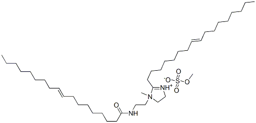 2-(8-heptadecenyl)-4,5-dihydro-1-methyl-1-[2-[(1-oxo-9-octadecenyl)amino]ethyl]-1H-imidazolium methyl sulphate CAS#: 94006-22-1