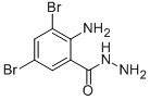 2-AMINO-3,5-DIBROMOBENZENE-1-CARBOHYDRAZIDE CAS#: 97096-13-4