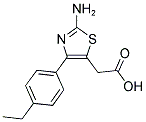 [2-AMINO-4-(4-ETHYL-PHENYL)-THIAZOL-5-YL]-ACETIC ACID CAS#: 91234-17-2
