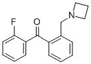 2-AZETIDINOMETHYL-2'-FLUOROBENZOPHENONE CAS#: 898755-05-0