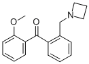 2-AZETIDINOMETHYL-2'-METHOXYBENZOPHENONE CAS#: 898754-35-3