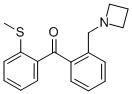 2-AZETIDINOMETHYL-2'-THIOMETHYLBENZOPHENONE CAS#: 898754-62-6