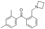 2'-AZETIDINOMETHYL-2,4-DIMETHYLBENZOPHENONE CAS#: 898754-87-5