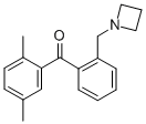2'-AZETIDINOMETHYL-2,5-DIMETHYLBENZOPHENONE CAS#: 898754-89-7