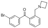 2-AZETIDINOMETHYL-3'-BROMOBENZOPHENONE CAS#: 898754-68-2
