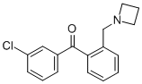 2-AZETIDINOMETHYL-3'-CHLOROBENZOPHENONE CAS#: 898754-74-0