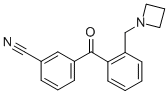 2-AZETIDINOMETHYL-3'-CYANOBENZOPHENONE CAS#: 898754-47-7