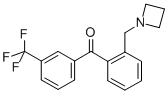 2-AZETIDINOMETHYL-3'-TRIFLUOROMETHYLBENZOPHENONE CAS#: 898755-09-4
