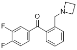 2'-AZETIDINOMETHYL-3,4-DIFLUOROBENZOPHENONE CAS#: 898755-33-4