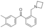 2'-AZETIDINOMETHYL-3,4-DIMETHYLBENZOPHENONE CAS#: 898754-93-3