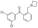 2'-AZETIDINOMETHYL-3,5-DICHLOROBENZOPHENONE CAS#: 898755-29-8