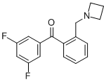 2'-AZETIDINOMETHYL-3,5-DIFLUOROBENZOPHENONE CAS#: 898755-35-6