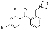 2'-AZETIDINOMETHYL-4-BROMO-2-FLUOROBENZOPHENONE CAS#: 898755-13-0