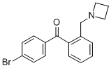 2-AZETIDINOMETHYL-4'-BROMOBENZOPHENONE CAS#: 898754-71-7