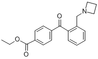 2-AZETIDINOMETHYL-4'-CARBOETHOXYBENZOPHENONE CAS#: 898754-59-1