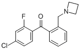 2'-AZETIDINOMETHYL-4-CHLORO-2-FLUOROBENZOPHENONE CAS#: 898755-19-6