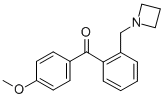 2-AZETIDINOMETHYL-4'-METHOXYBENZOPHENONE CAS#: 898754-41-1