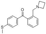 2-AZETIDINOMETHYL-4'-THIOMETHYLBENZOPHENONE CAS#: 898754-65-9