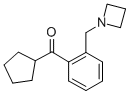 2-(AZETIDINOMETHYL)PHENYL CYCLOPENTYL KETONE CAS#: 898755-47-0